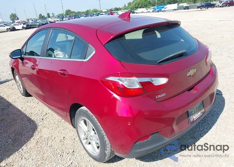 2018 Chevrolet Cruze Lt Auto из США, поврежденный, VIN 3G1BE6SM3JS541544